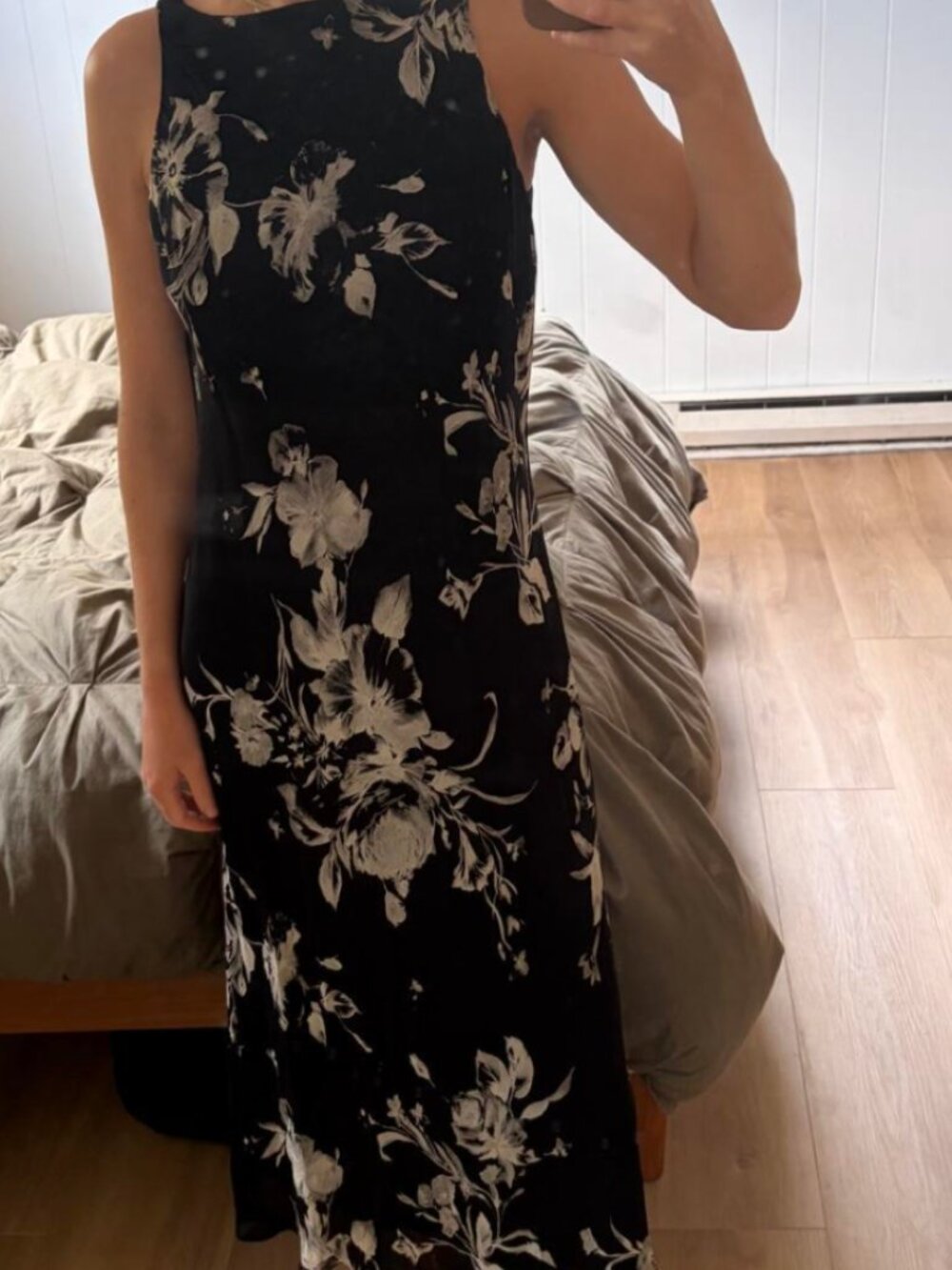 Jones New York Women's Black and White Dress